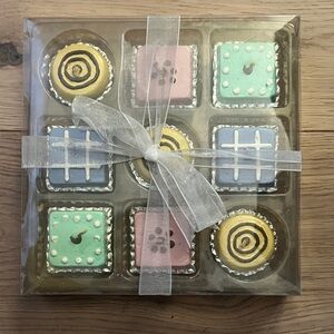 Decorative Pastel Petit Fours Candle Set